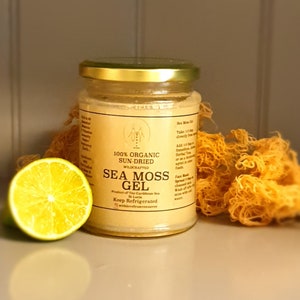 Pure Gold Sea Moss Gel  - 100%  Organic - St Lucia Sourced