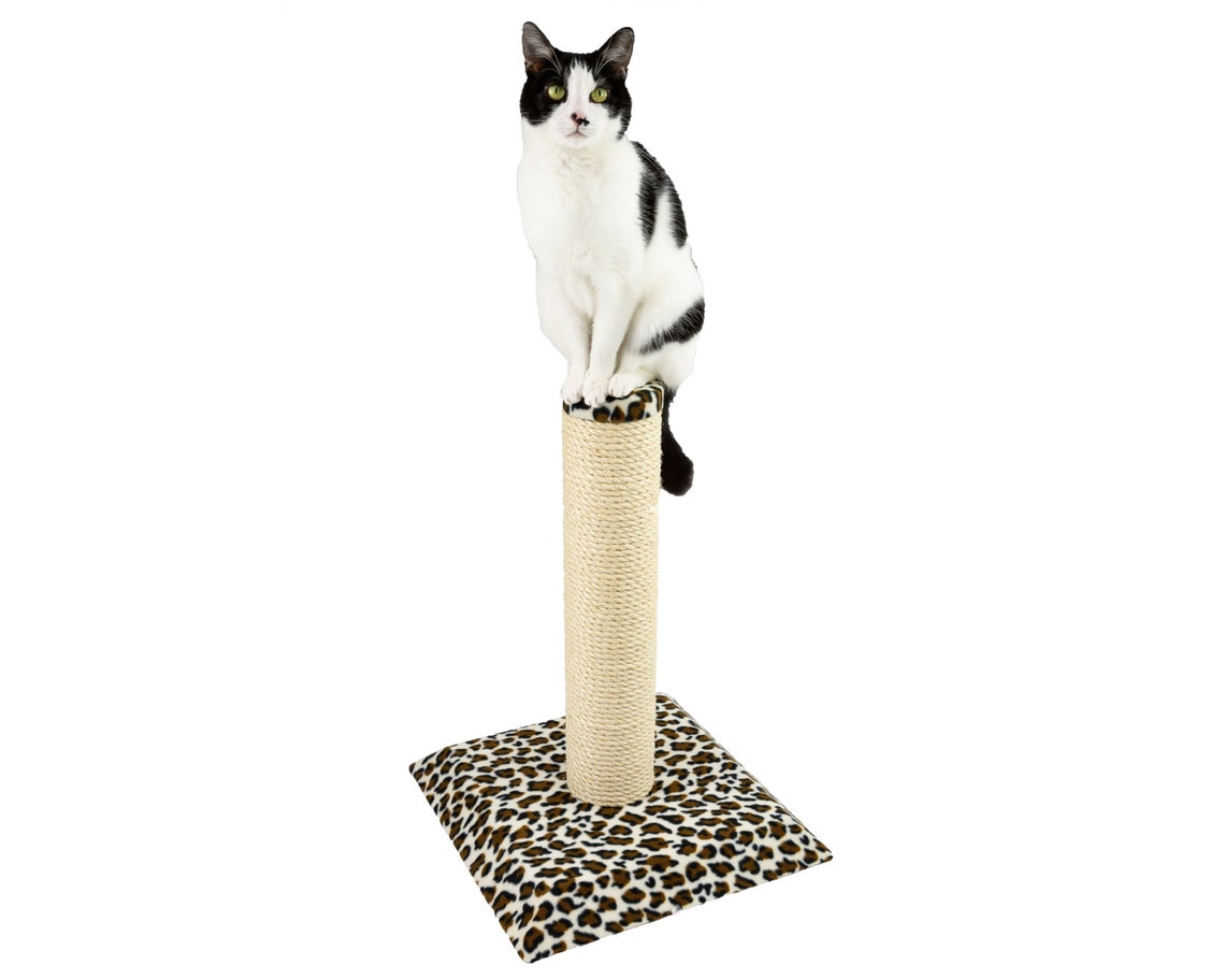 Cat Scratching Post - Custom Sisal Post Height, Fabric Type, Colour ...