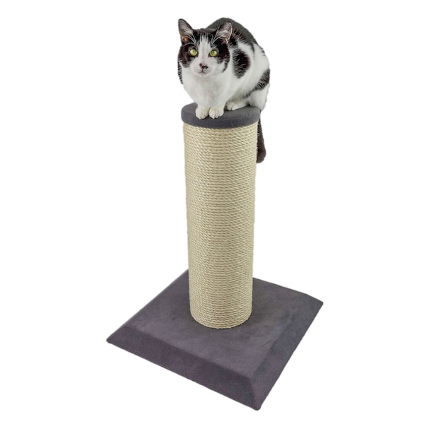 BIGGEST and STRONGEST Cat Post, Heavy Base, Custom Cat Scratcher, Personalized Cat Scratching Post, Cat Scratch Tower, Modern Cat Furniture