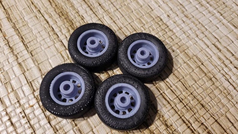 1/18 Scale Dukes of Hazzard General Lee Vector Wheels/tires Resin Set ...