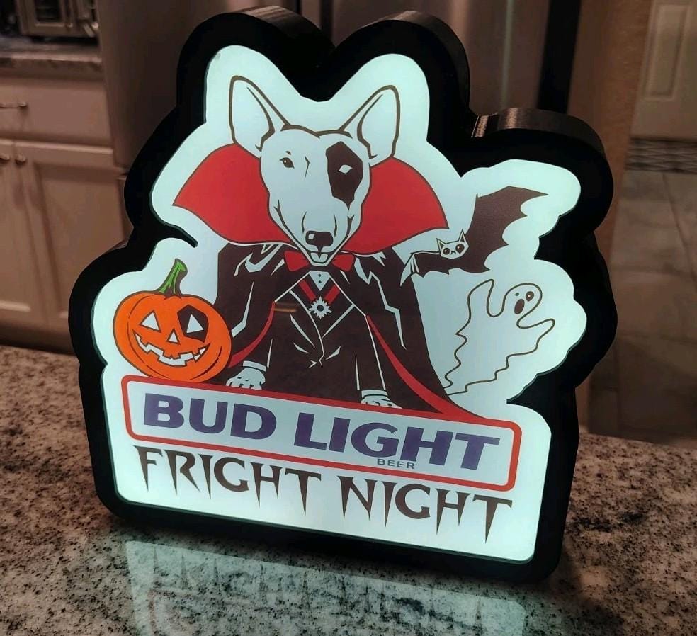 Spuds Mackenzie Lamp - Etsy