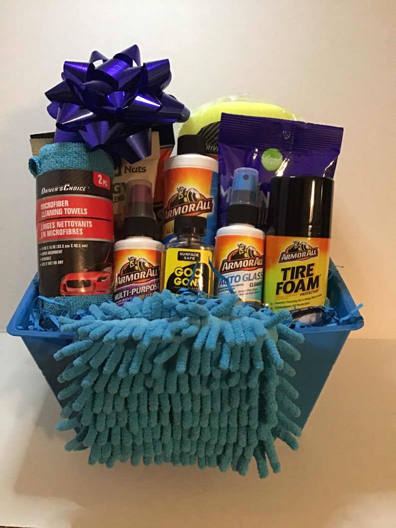Armor All Car Wash Gift Basket...Excellent Car Detailing Gift Etsy