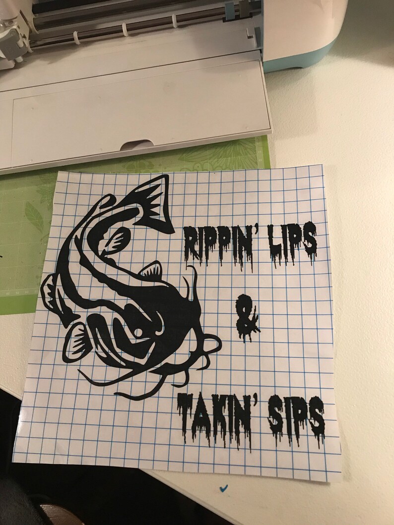 Custom Catfish Fishing Decals River Life Fishing Decals Etsy