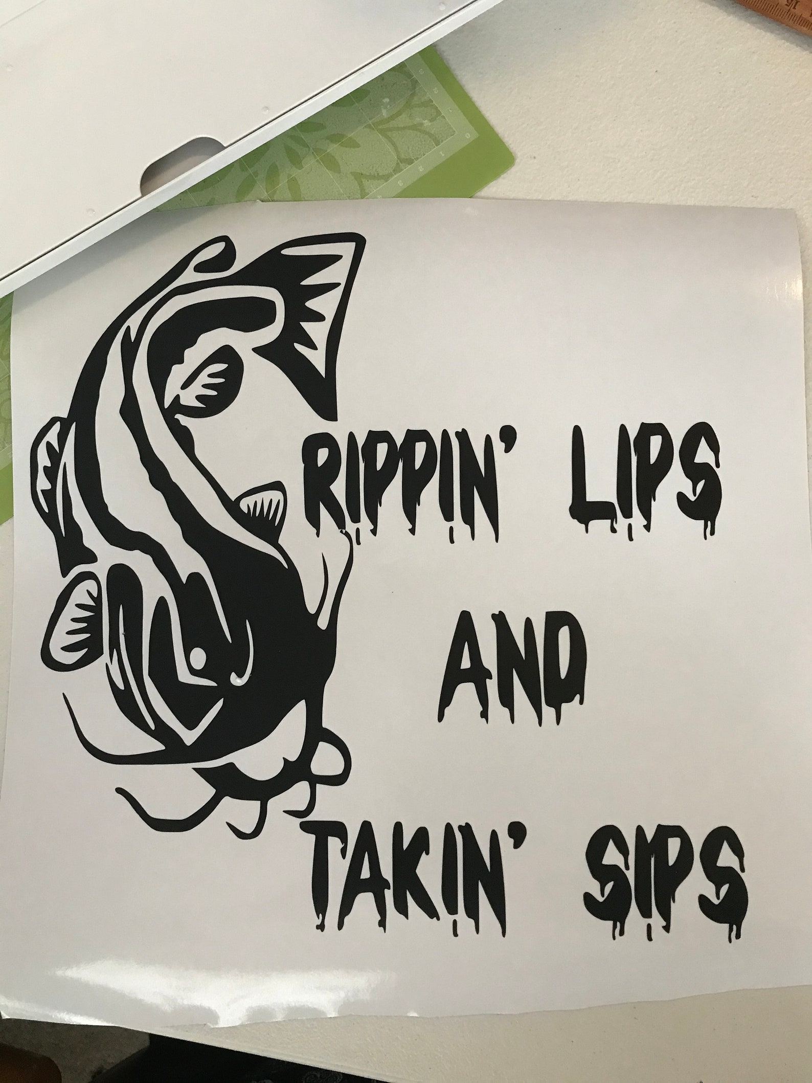 Custom Catfish Fishing Decals River Life Fishing Decals Etsy