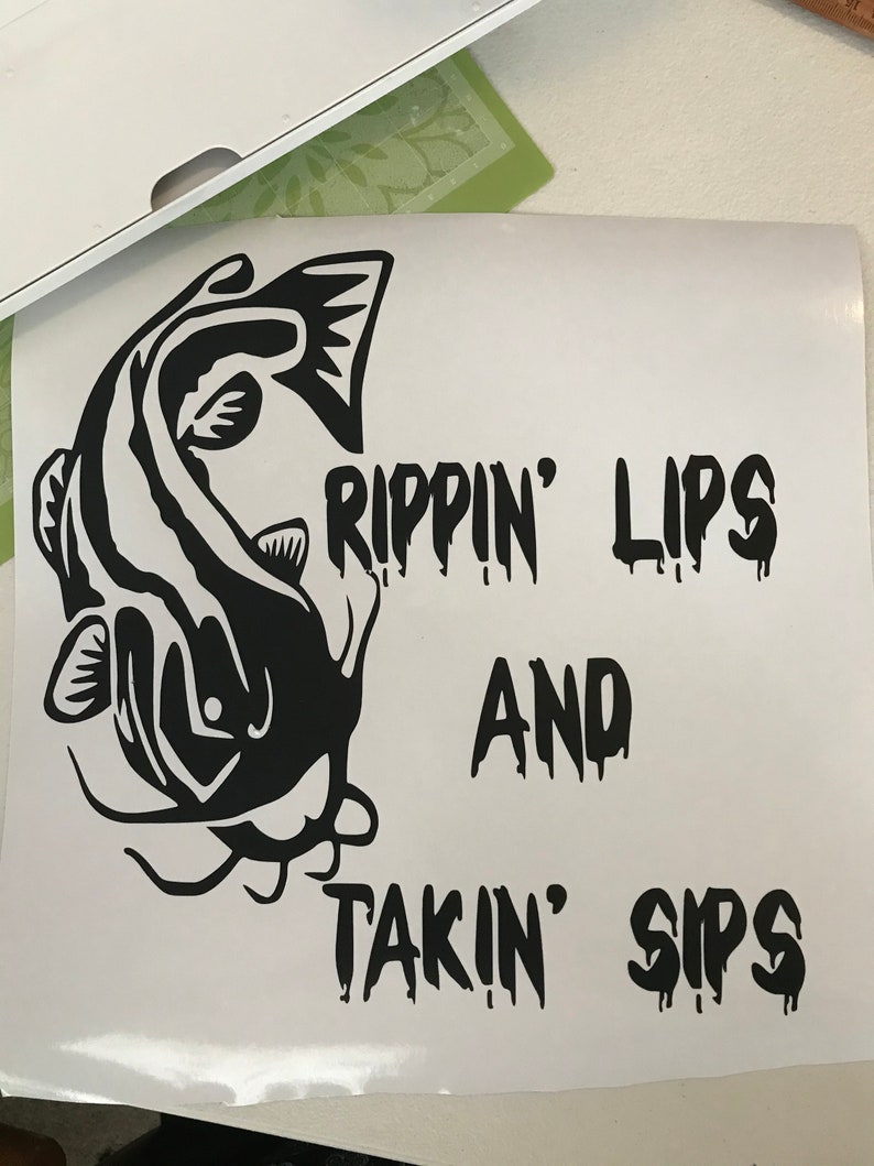 Custom Catfish Fishing Decals River Life Fishing Decals Etsy