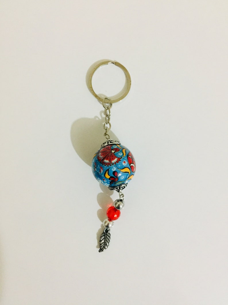 Handmade Ceramic Keychain Etsy