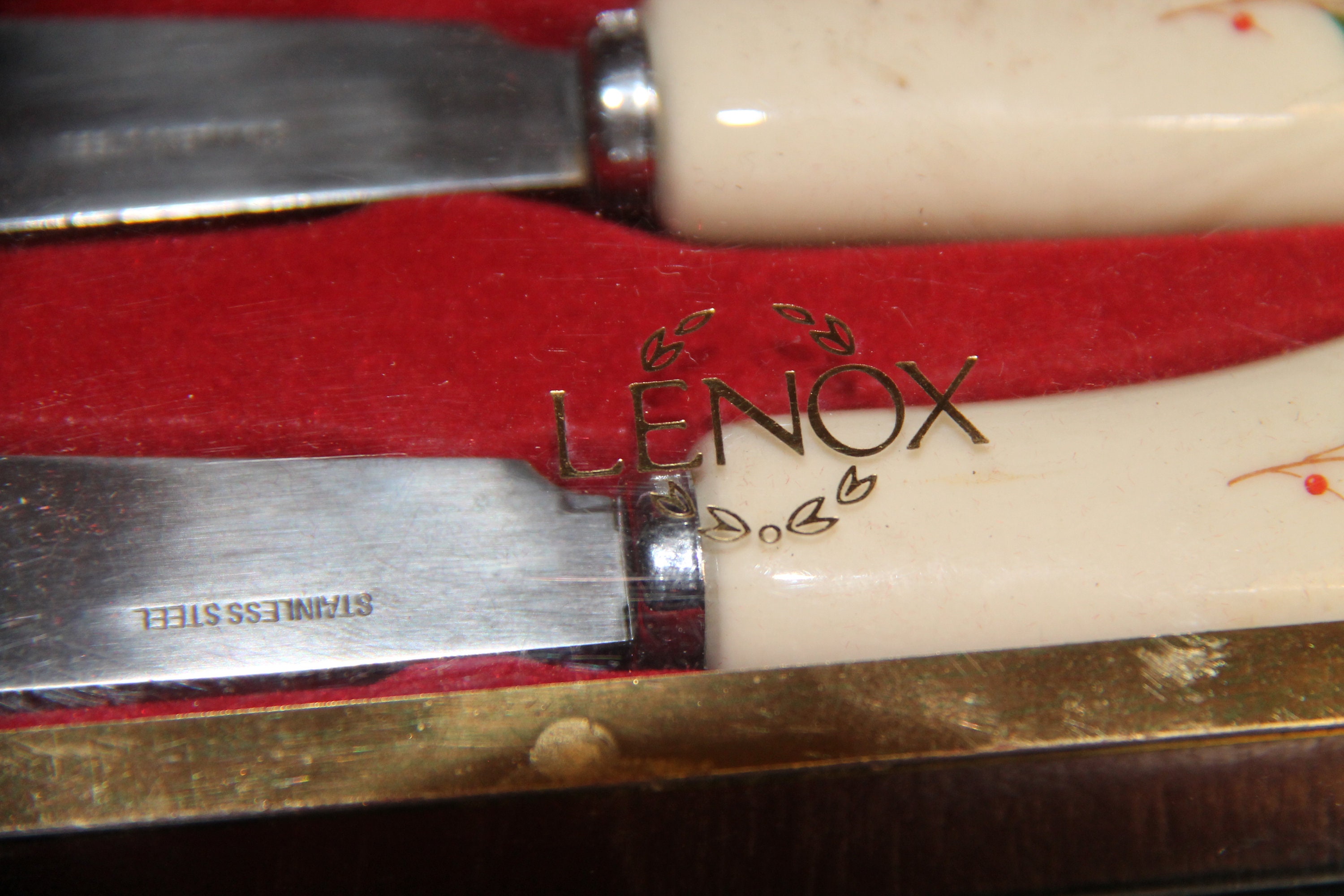 Lenox Christmas Spreadable cheese knives Holiday Cheese Etsy