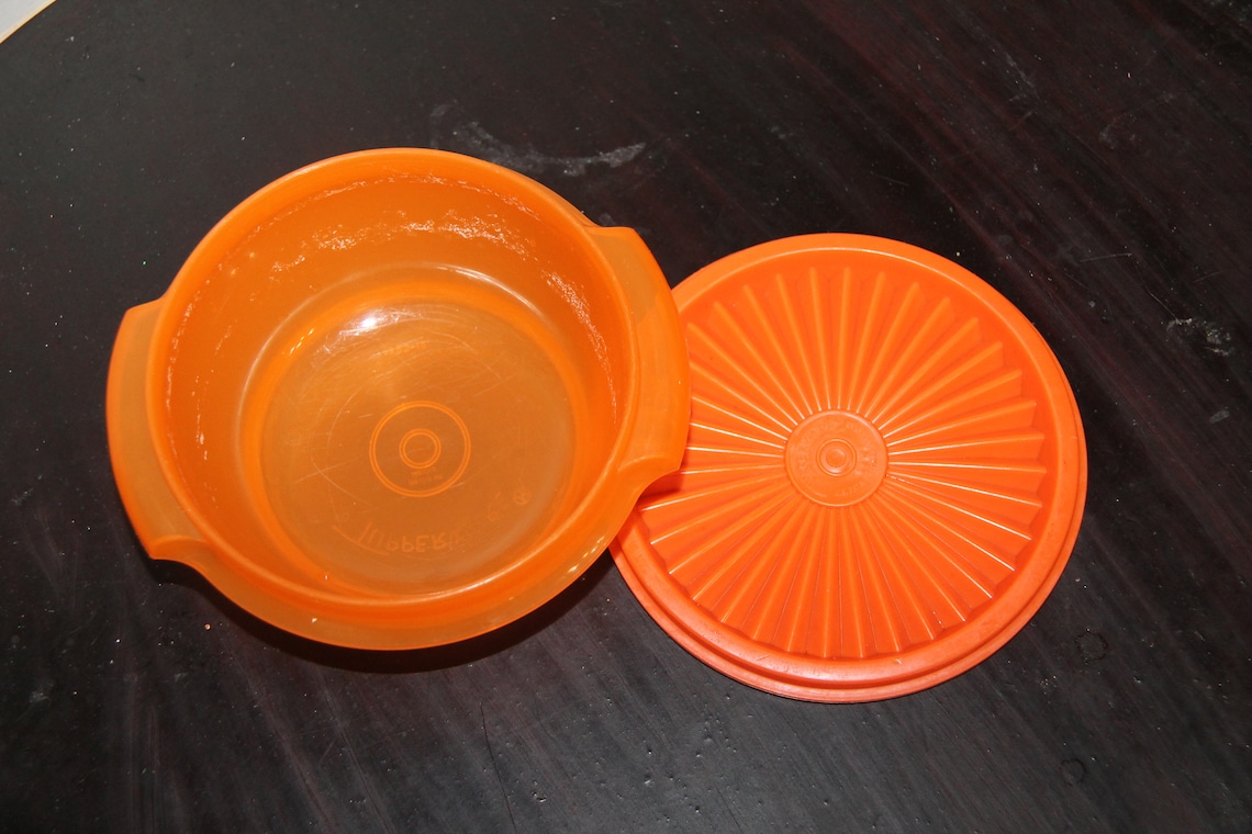 Vintage Tupperware 1323 Servalier Bowl With Lid Sheer Etsy