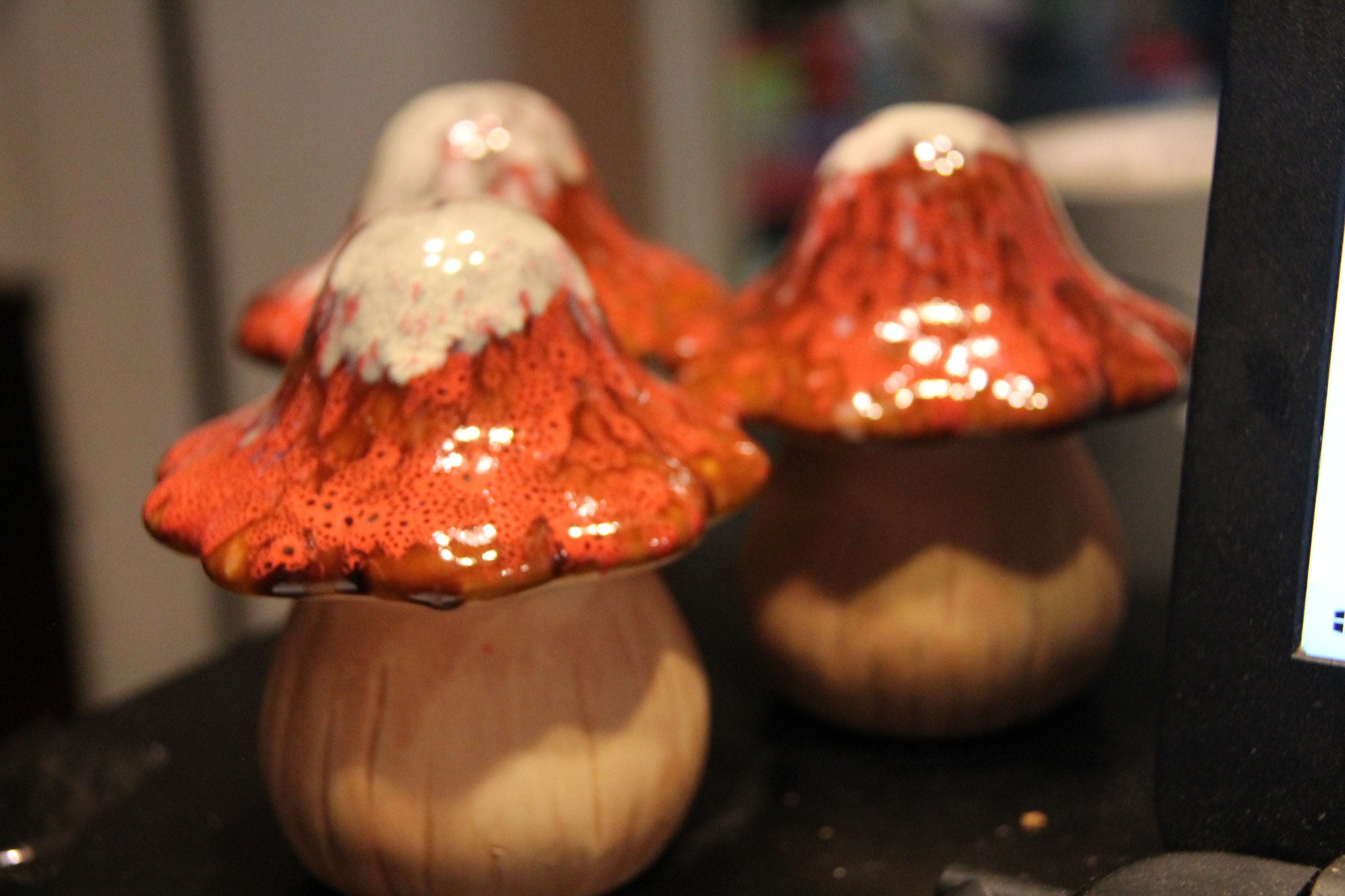 New Ceramic Mushrooms Garden Decor Garden Art Houseware Decor Etsy