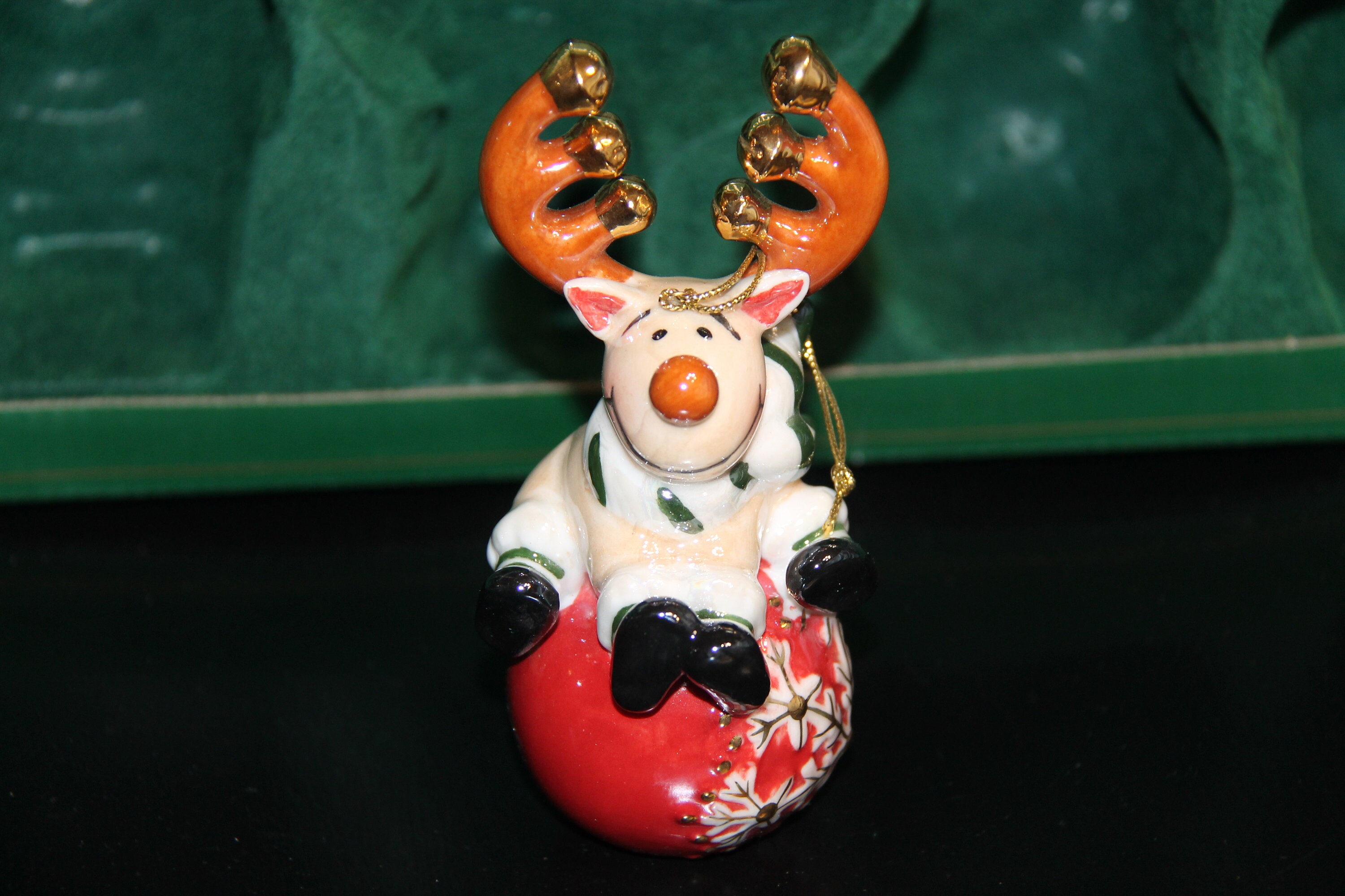 Kirkland Porcelain Holiday Ornaments set of 5 Etsy