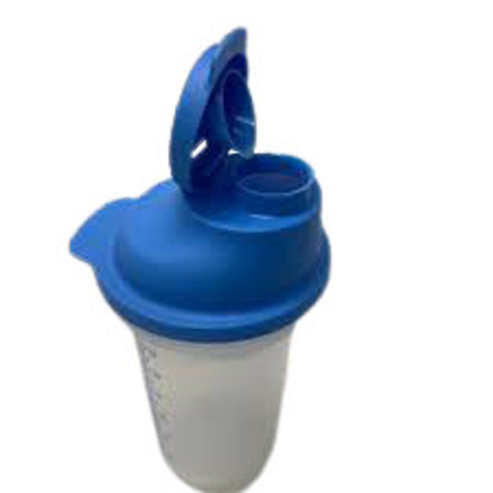 Tupperware Dressing Shaker 15 Oz Container Blue Pour Spout Etsy