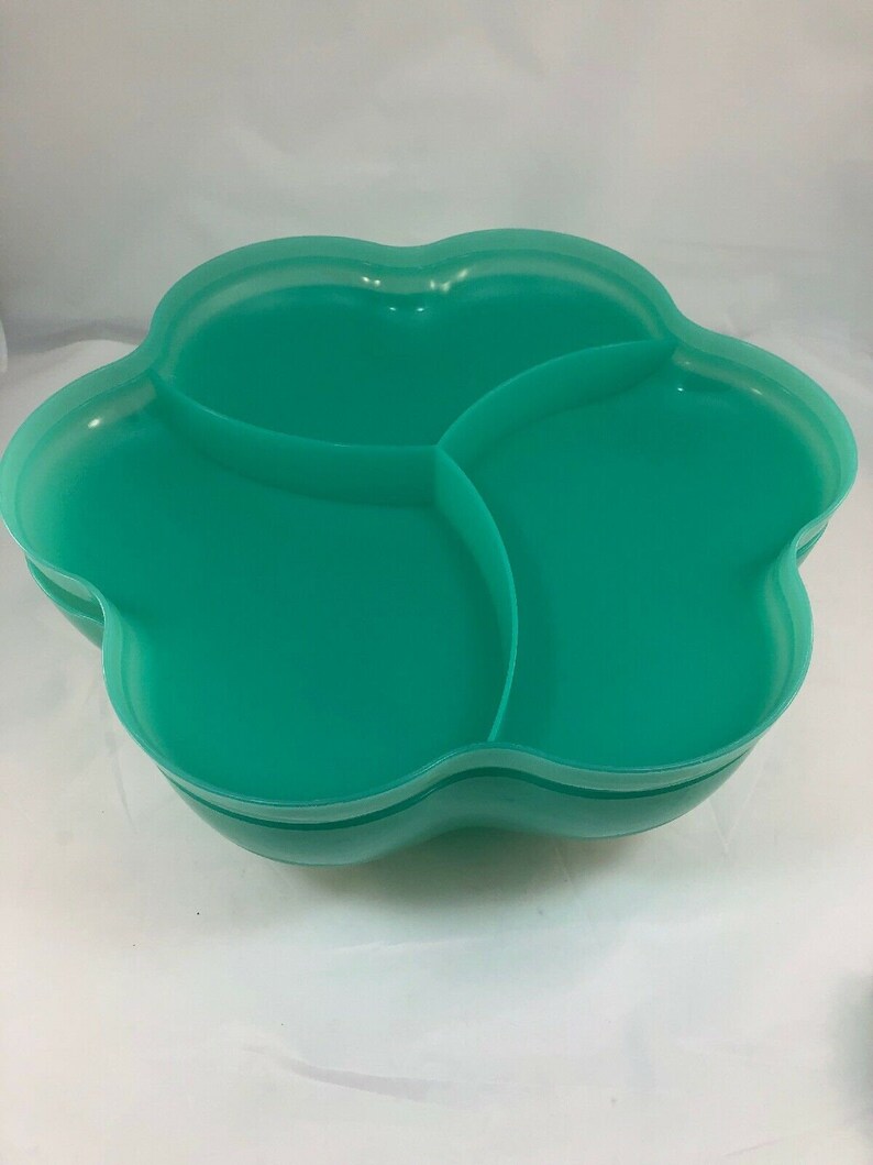 Tupperware XL Flower Shape Chip Salad Dip Bowl 4624A & Etsy