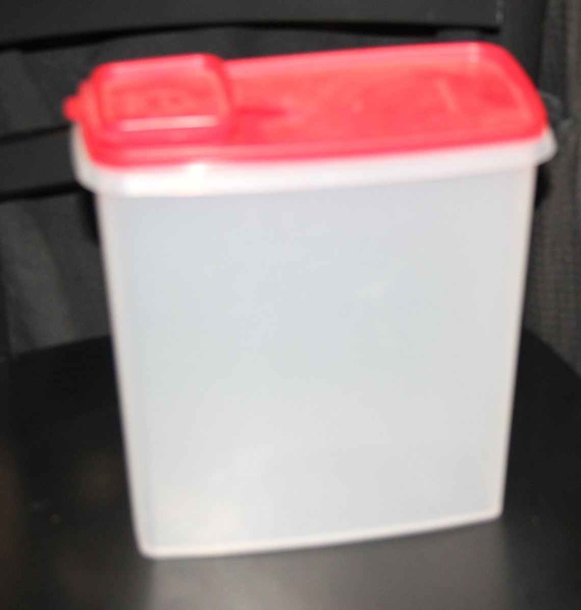 Tupperware Clear Cereal Storage Canister avec couvercle verser Etsy