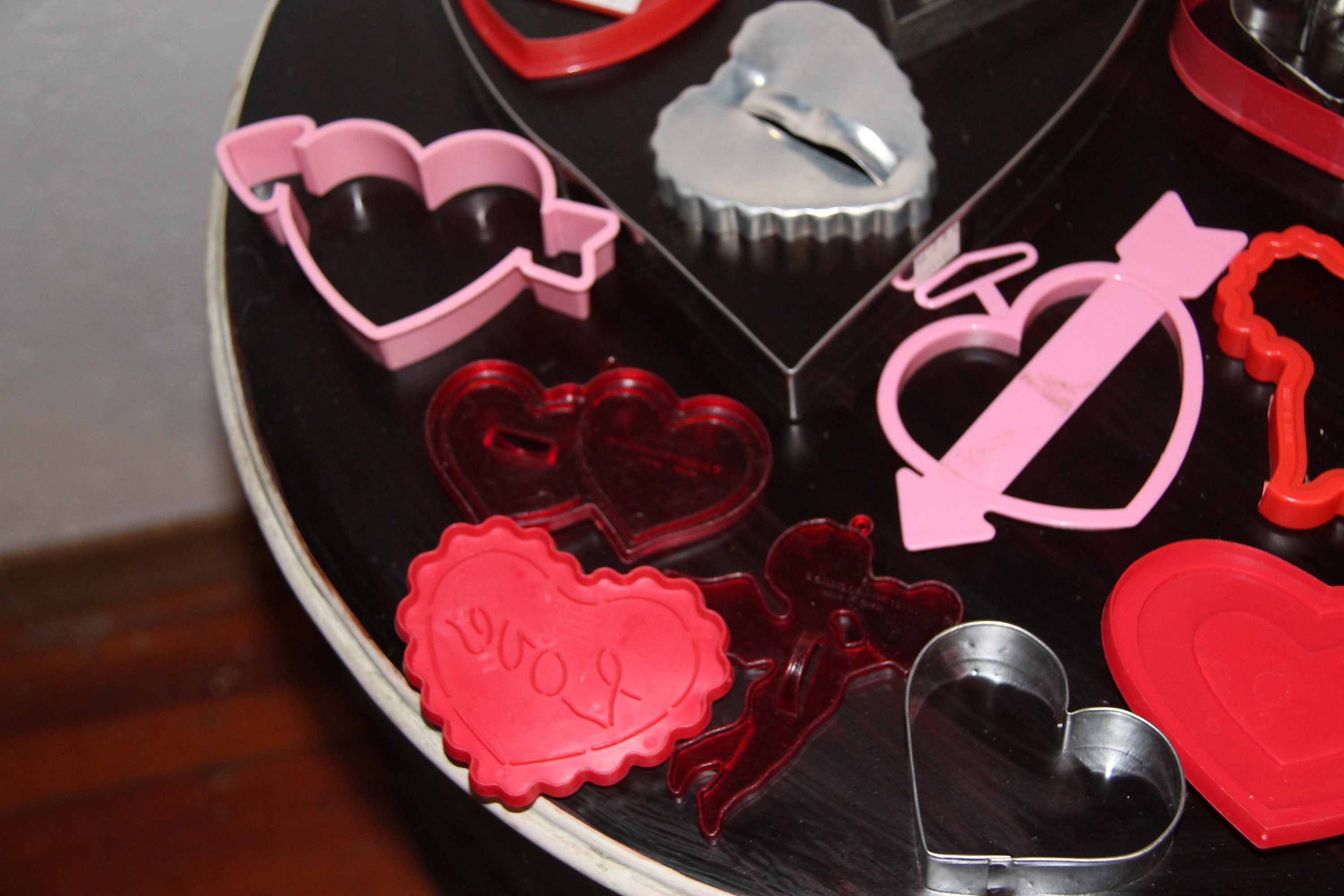 21 Valentines cookie cutters Plastic and metal Etsy