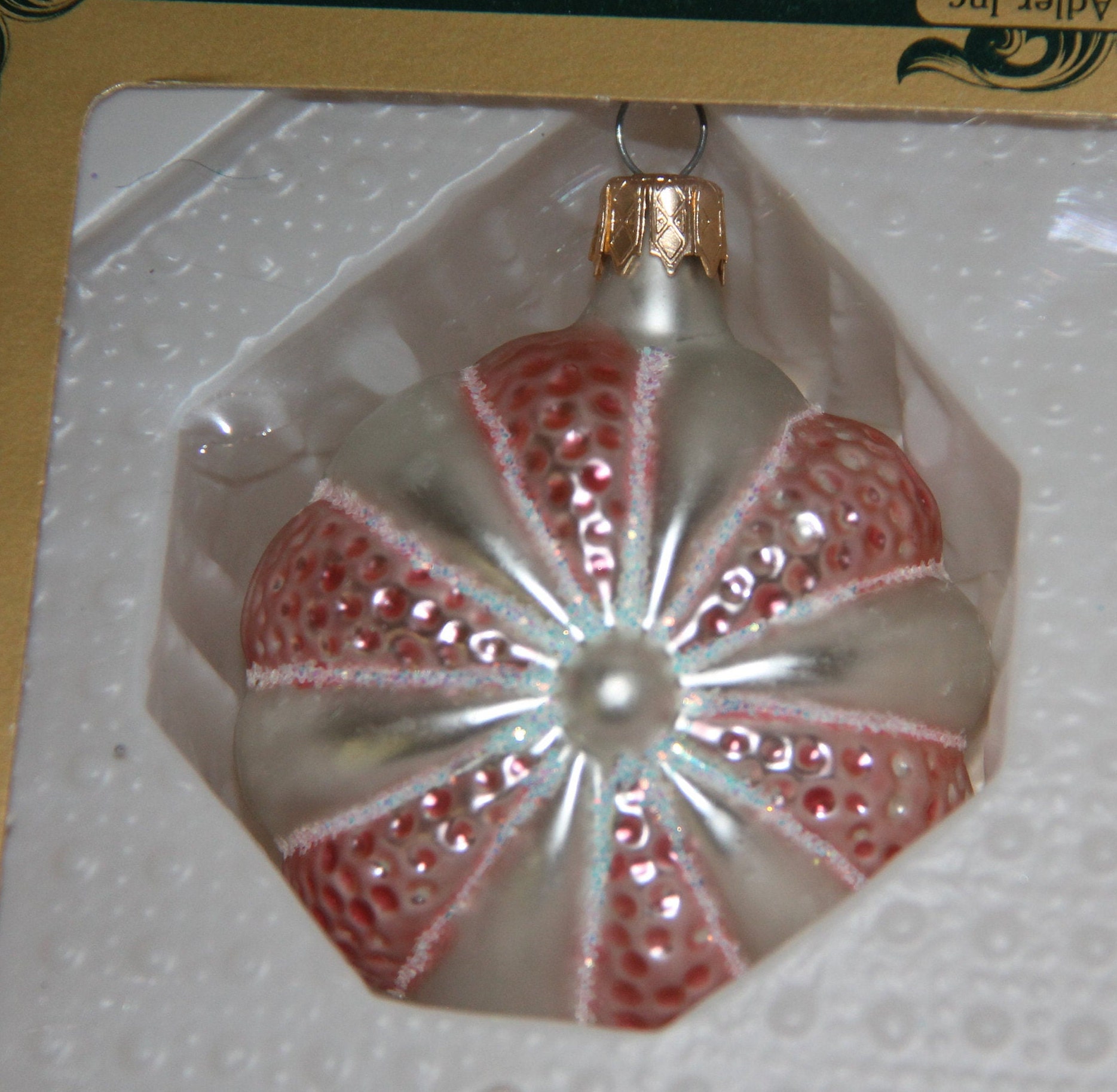 Vintage Victorian Kringle Glass Ornaments Traditional Glass Etsy