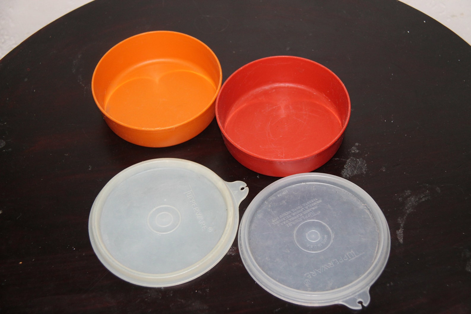 Vintage Tupperware Small bowls with lids 1286 Set of 2 Etsy