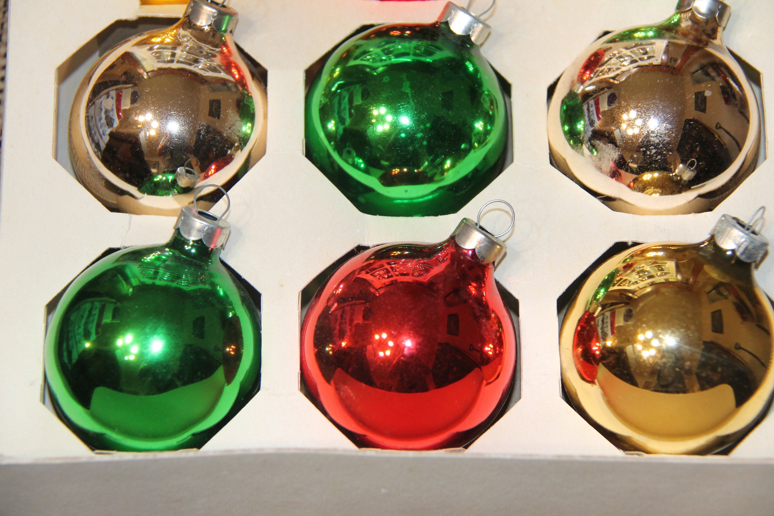 Vintage Bradford Christmas Ornaments 