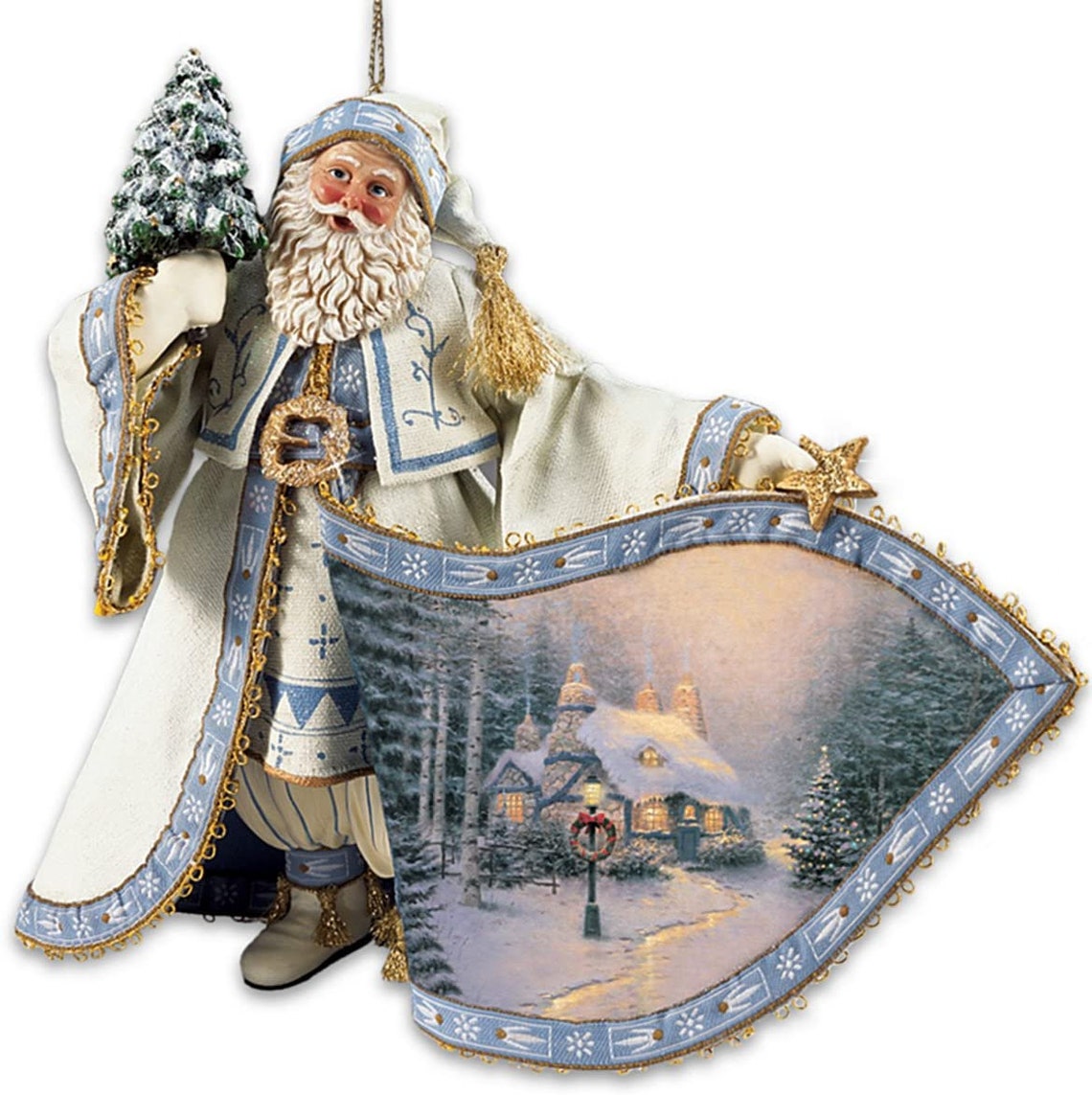 AshtonDrake Galleries Thomas Kinkade Santa Claus Heirloom Etsy