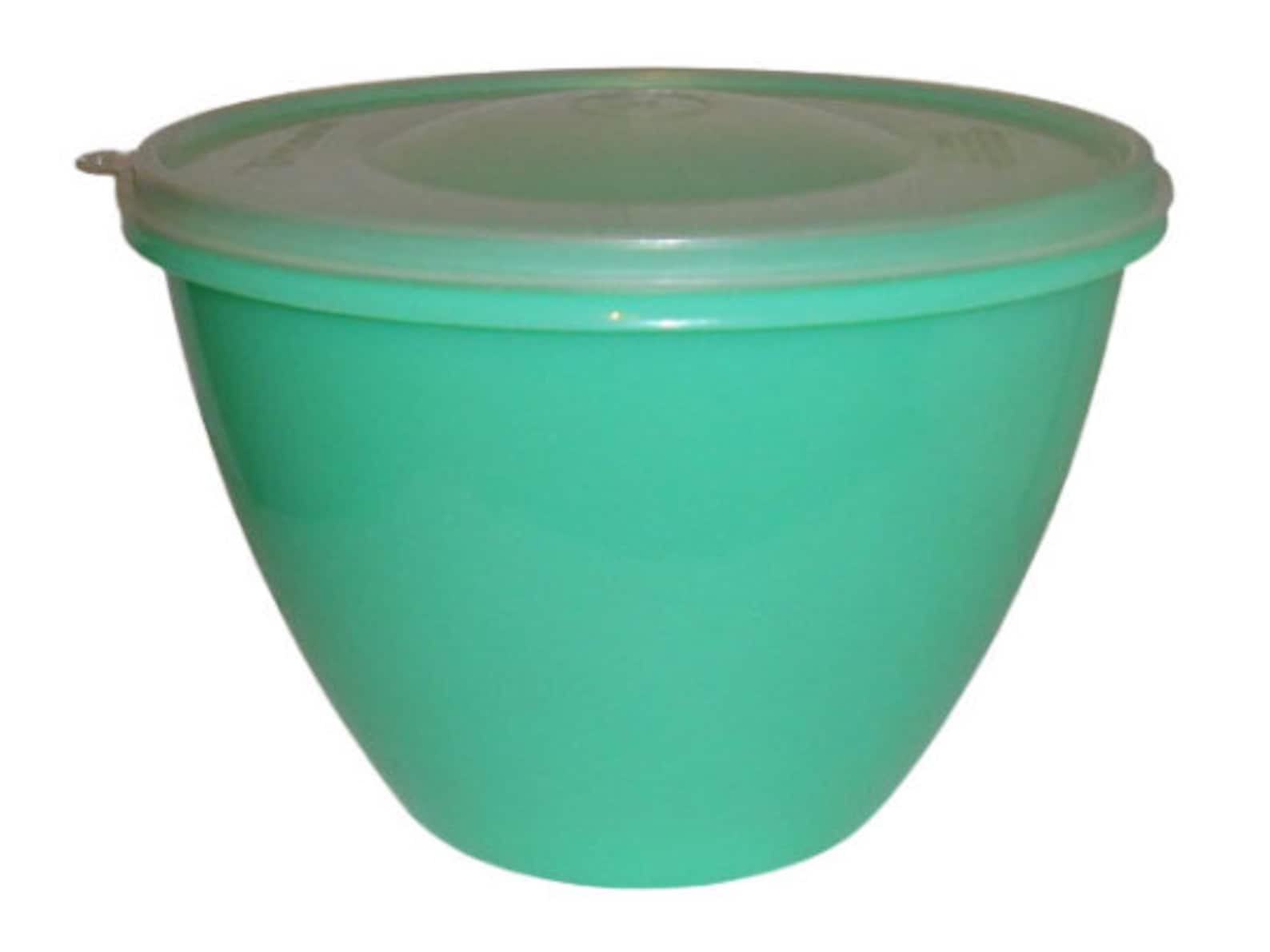 Vintage Tupperware Crisp It Jade Green Salad Bowl 679 Lettuce Etsy