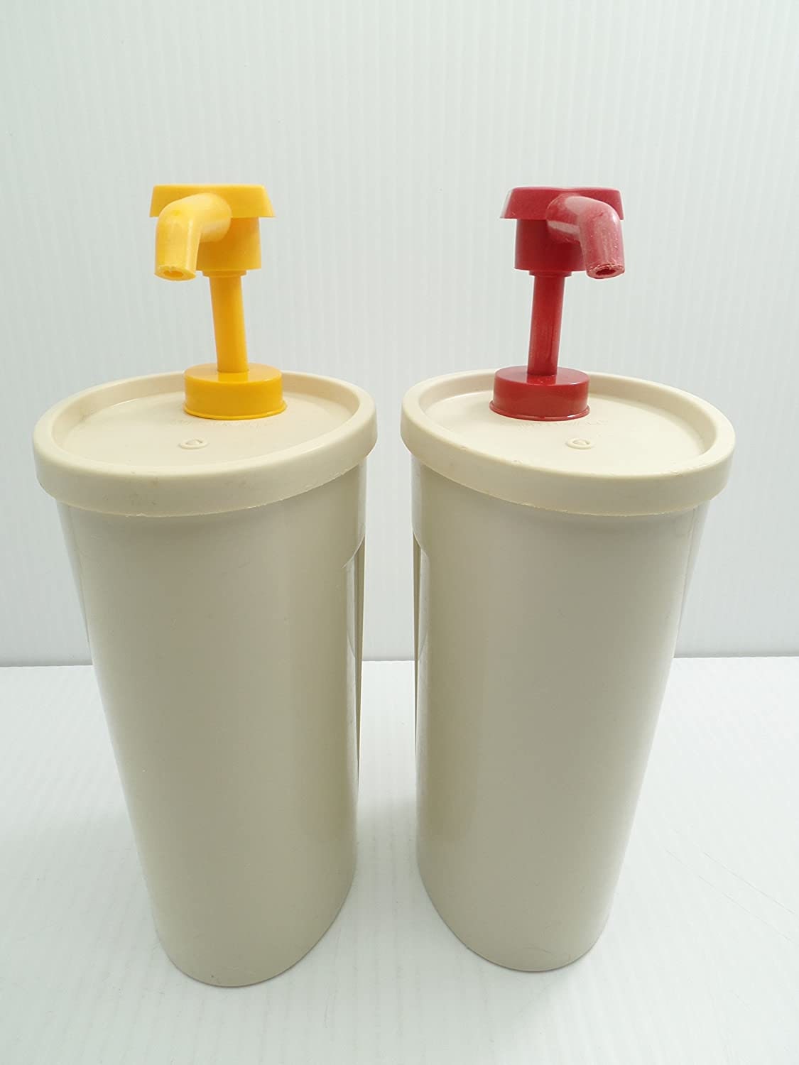 Distributeur de pompe de Tupperware de cru et de moutarde Etsy