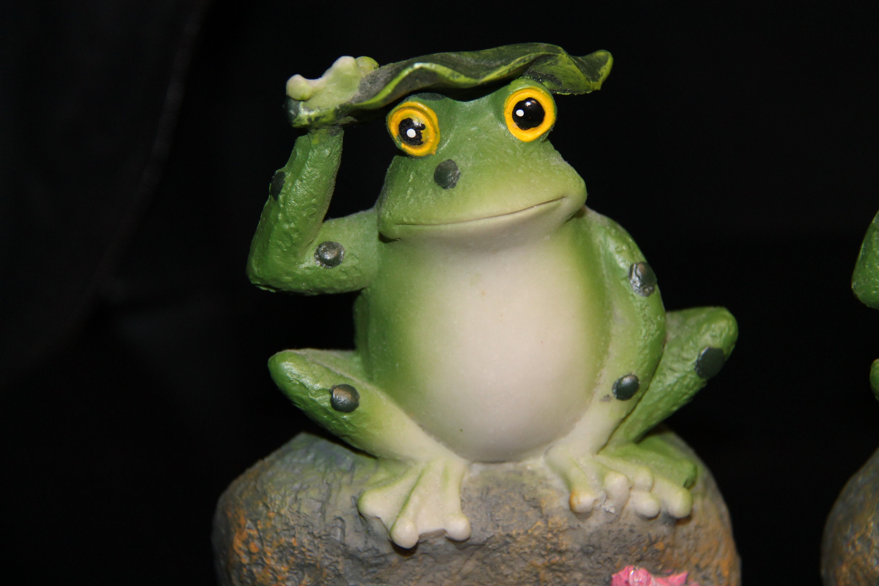 Garden Frogs Frog decor Hope Peace Enjoy Window Frogs Set Etsy