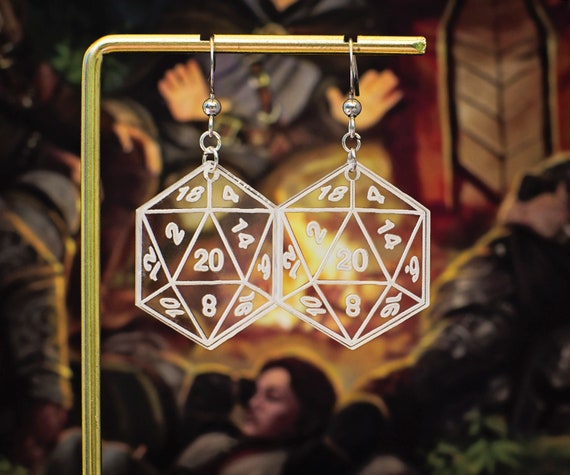 Dungeons and shop dragons earrings