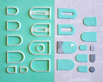 Long Arch Polymer Clay Cutters | Arch Clay Cutter Set | Donut Cutters | Earring Cutter Set