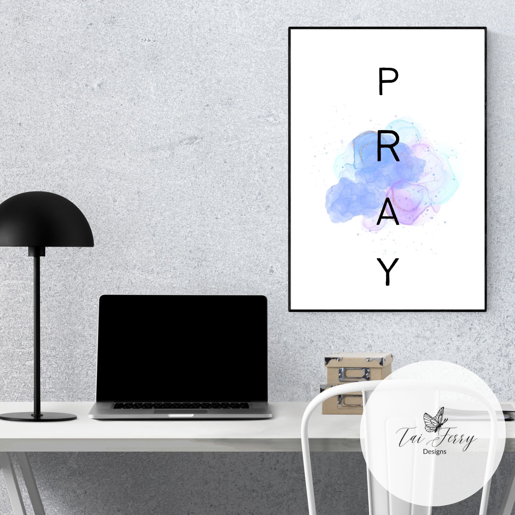 Pray Sign, Prayer Room Sign, Printable Wall Art, Instant Download ...