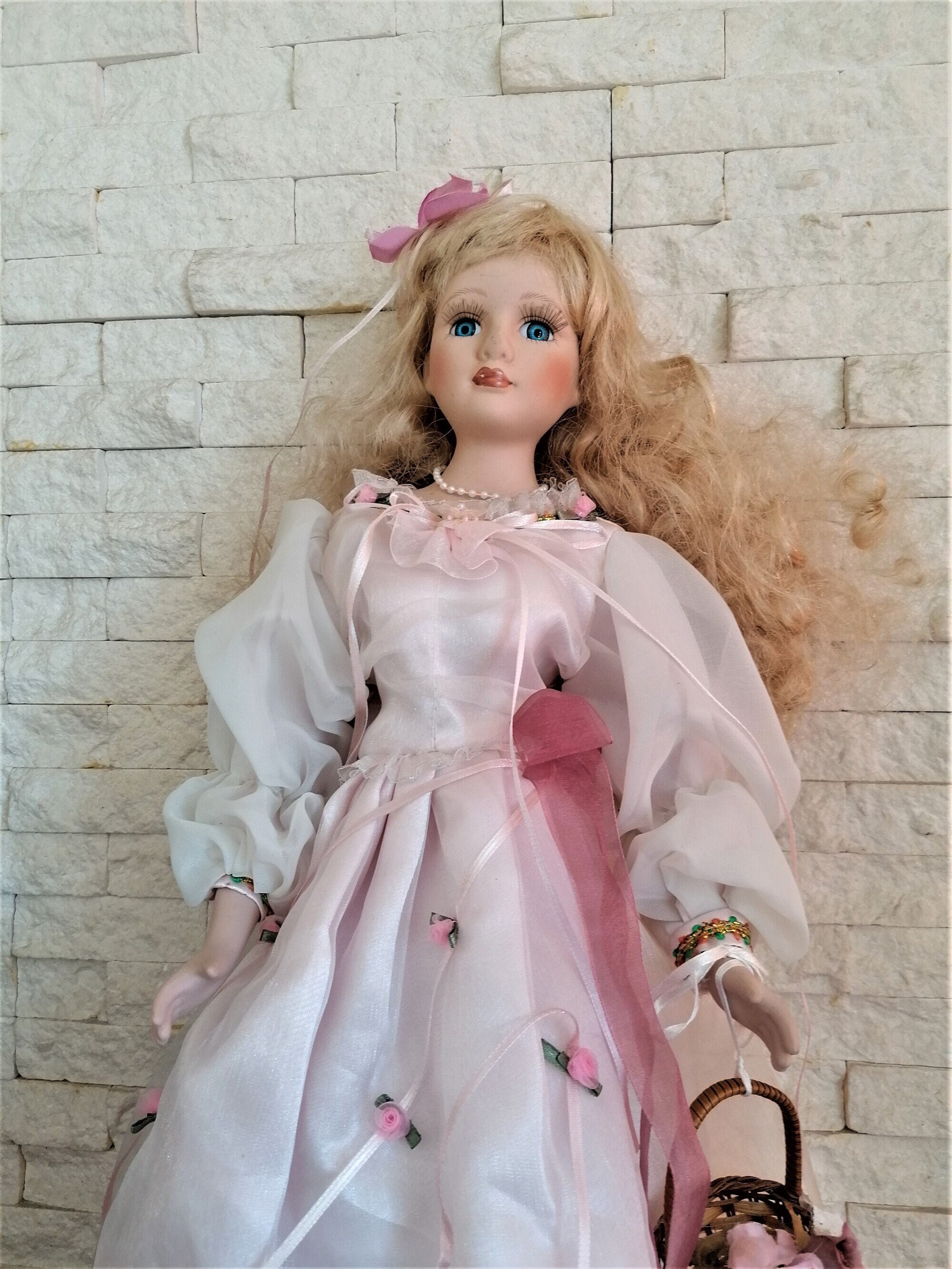 Porcelain Bisque Doll, Light Pastel Pink Graphic by Md Shahjahan · Creative  Fabrica