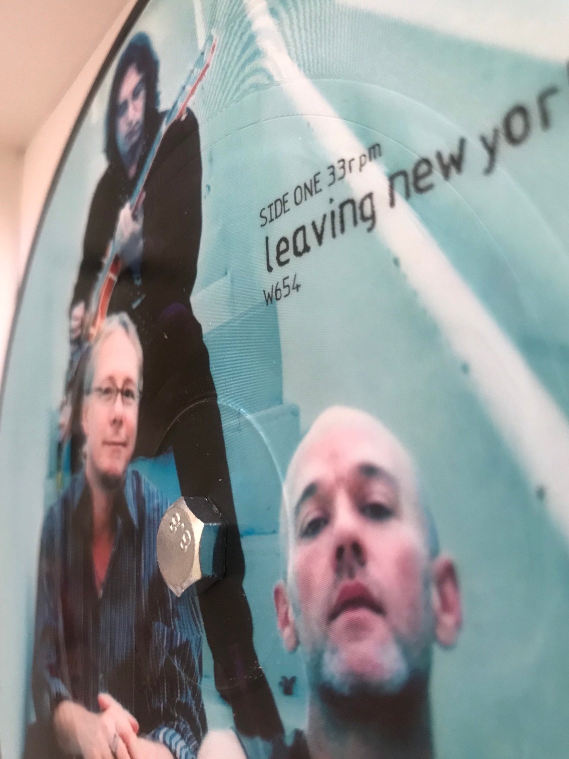 R.E.M. Leaving New York Framed 7 Vinyl Record Etsy.de