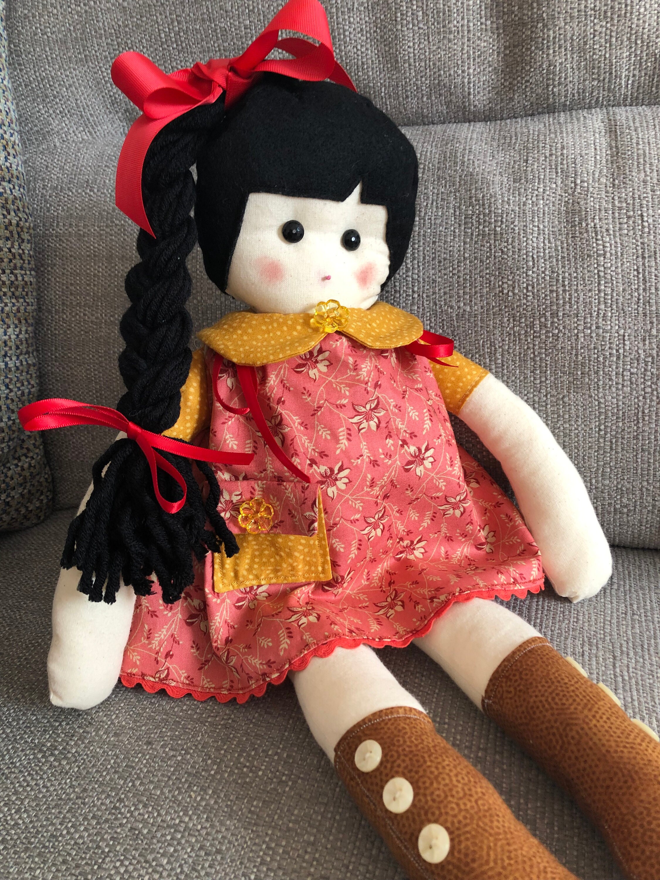 Handmade Rag Doll Etsy