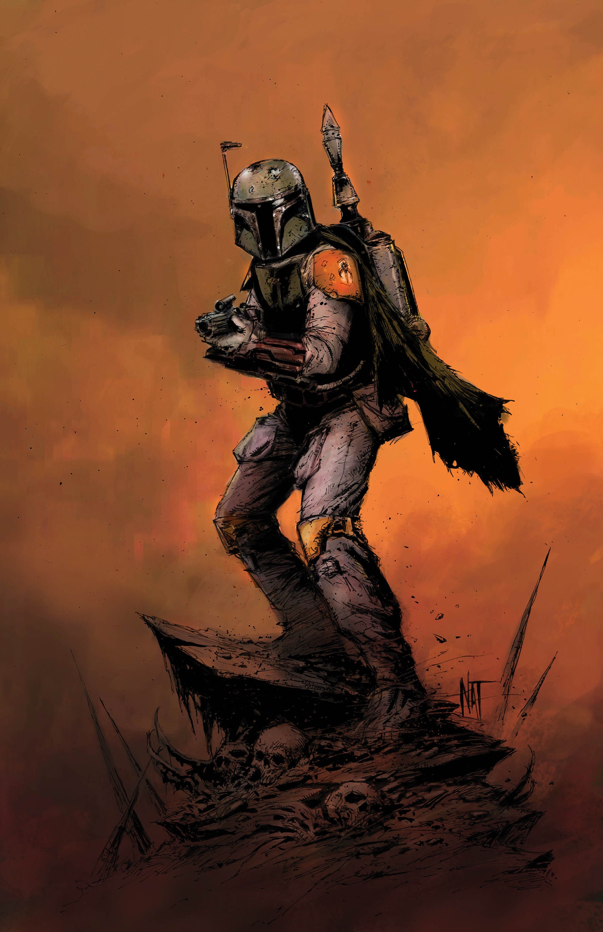 Boba Fett, Orange, Art Print, Nat Jones, 6 by 9 Print, Bobafett, Starwars, Star  Wars, Nat Jones, Boba Fett Art, Star Wars Art, Star Wars - Etsy Norway, image size:1941x3000