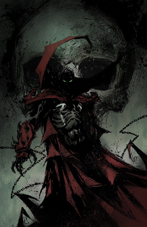 Hell Spawn, 11 by 17, Art Print, Signed, Hellspawn, Nat Jones, Comic Books,  Spawn Comic, Spawn Print, Hell, Comic Print, Comic Art, Gothic - Etsy UK