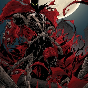 Classic spawn, 12x18, print, Spawn, Nat Jones, Conrad, comic books, spawn comic, spawn print, hell spawn, comic print, comic art, image 5