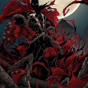 Classic spawn, 12x18, print, Spawn, Nat Jones, Conrad, comic books, spawn comic, spawn print, hell spawn, comic print, comic art, image 7