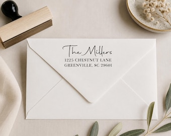 Custom Return Address Stamp, Self-Inking Return Address Stamp, Personalized Stamp, Custom Stamps, Rubber Stamp