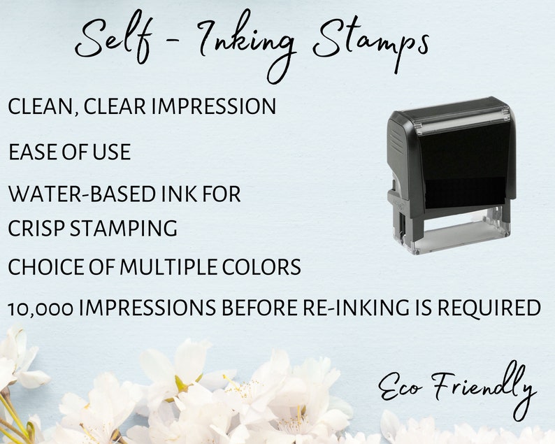 Signature Stamp Stamp with Name 1 Line Name Stamp Signature Stamp Customizable Stamp Personalized Self-Inking Signature Stamps image 4