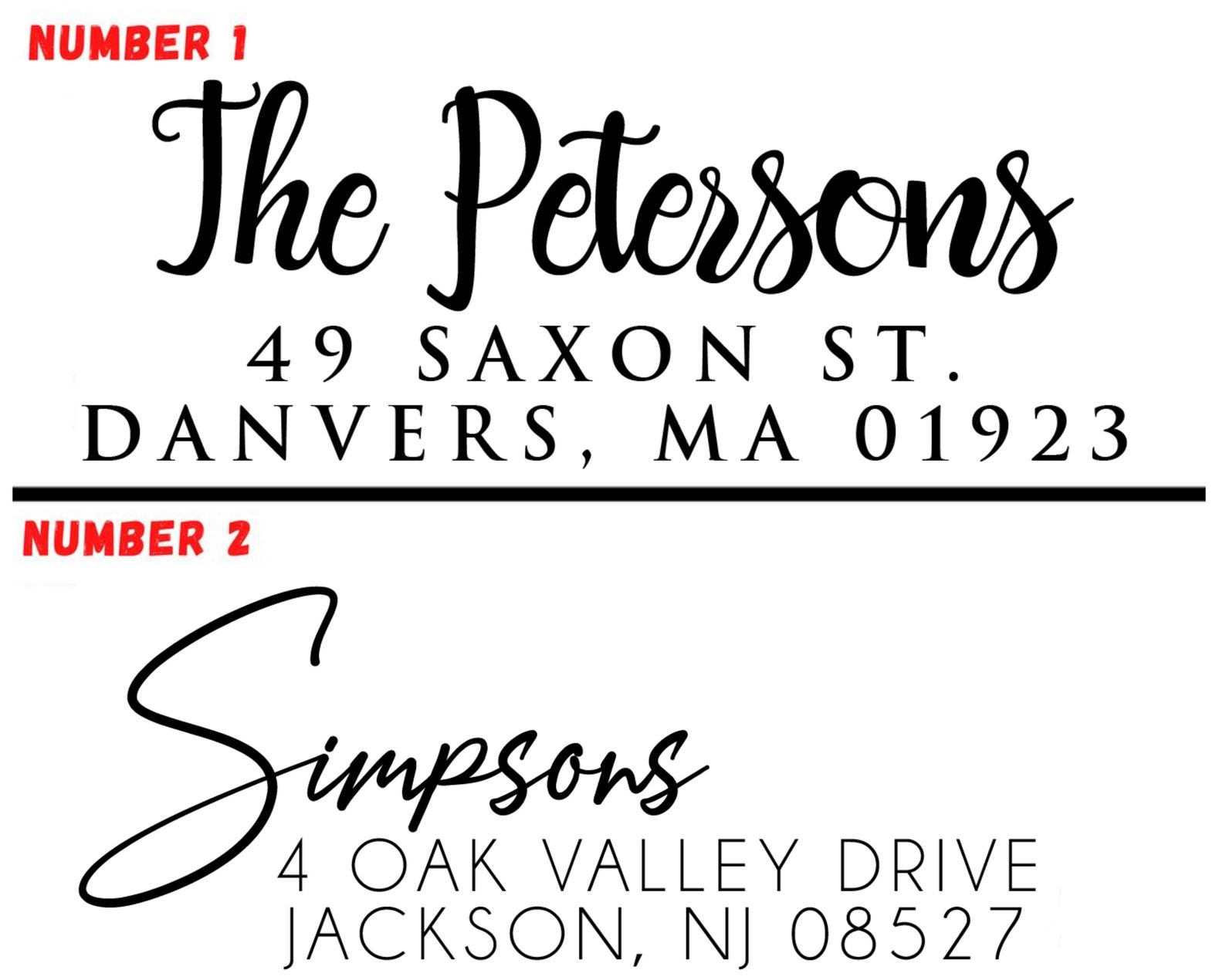 Top Selling Address Stamp Custom Address Stamp Etsy