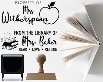 Teacher Stamps | Teacher Book Stamps Gifts Classroom Teacher Appreciation Gift Self Inking Stamps For Teachers Sign and Return Stamp