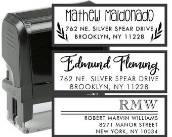 Top Selling Return Address Stamp | Custom Address Stamp | Personalized Script Address Stamp | Custom Stamp | Housewarming Gift |