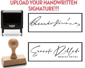 Signature Stamp - Stamp with Name - 1 Line Name Stamp  Signature Stamp - Customizable Stamp - Personalized Self-Inking Signature Stamps