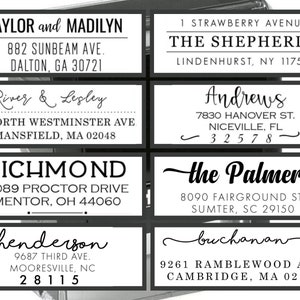Custom Return Address Stamp | Self Inking Return Address Stamps | Personalized Address Stamp | Wedding Invite Stamp | Housewarming Gift |