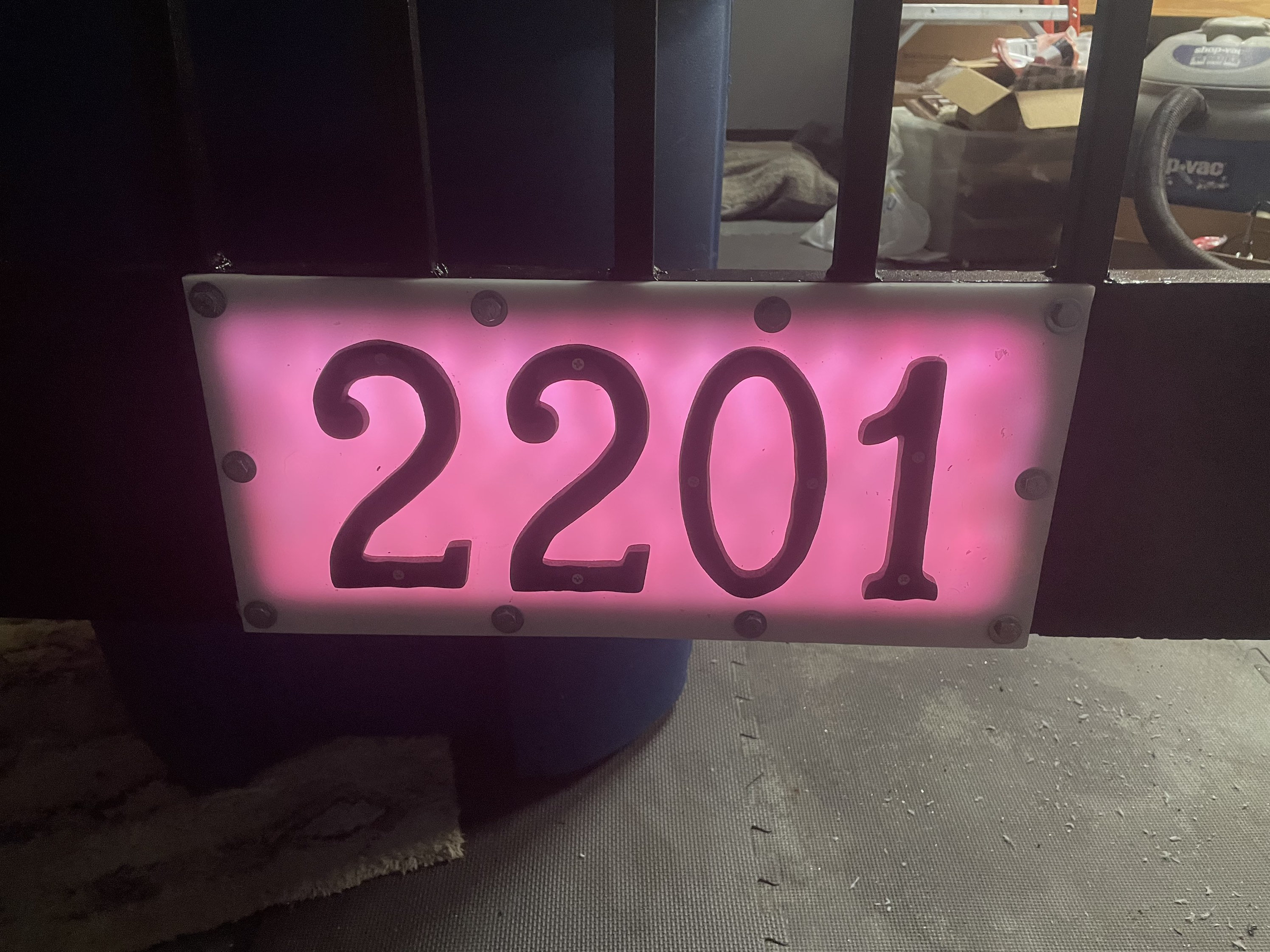 Custom Built House Number Sign / Street Number Sign Etsy