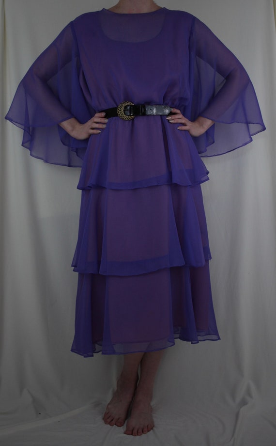 Purple Layered Dress