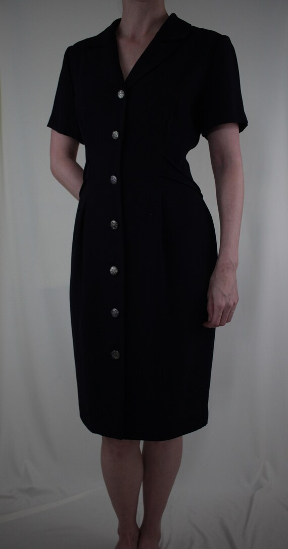 Navy 40s Style Dress