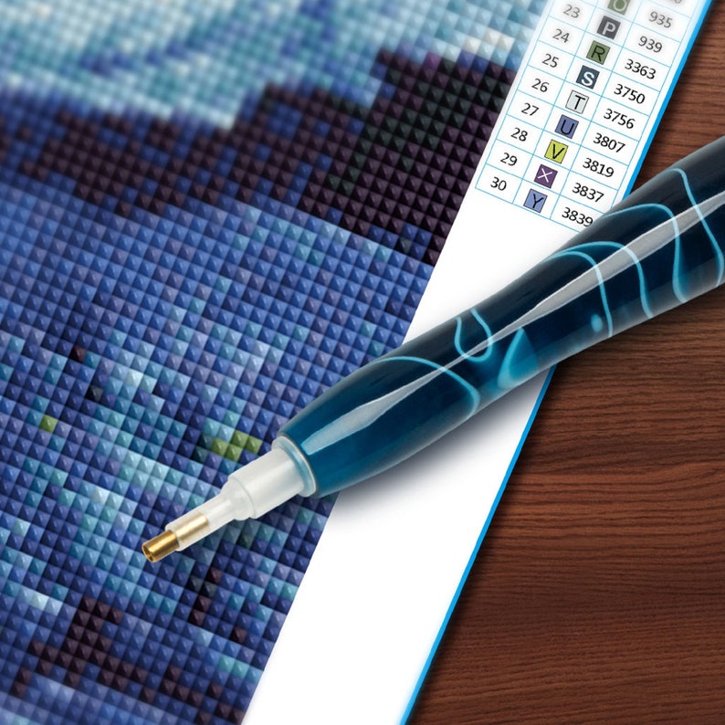 CATEARED Mystery Diamond Painting Kit With Resin Handturned | Etsy