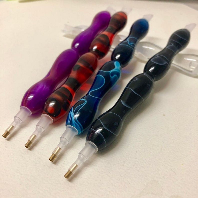 CATEARED Handturned Resin Diamond Painting Pen Drill Pen for Etsy