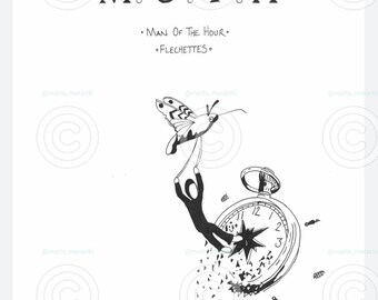 Man Of The Hour by Flechettes print on A4. *Unsigned*