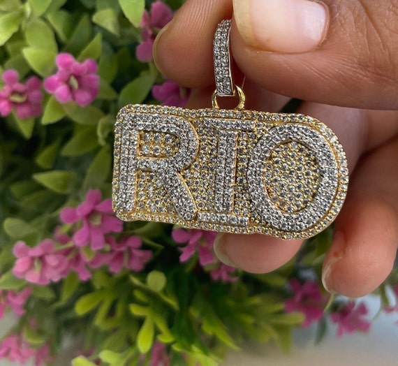 Custom cz best sale pendants