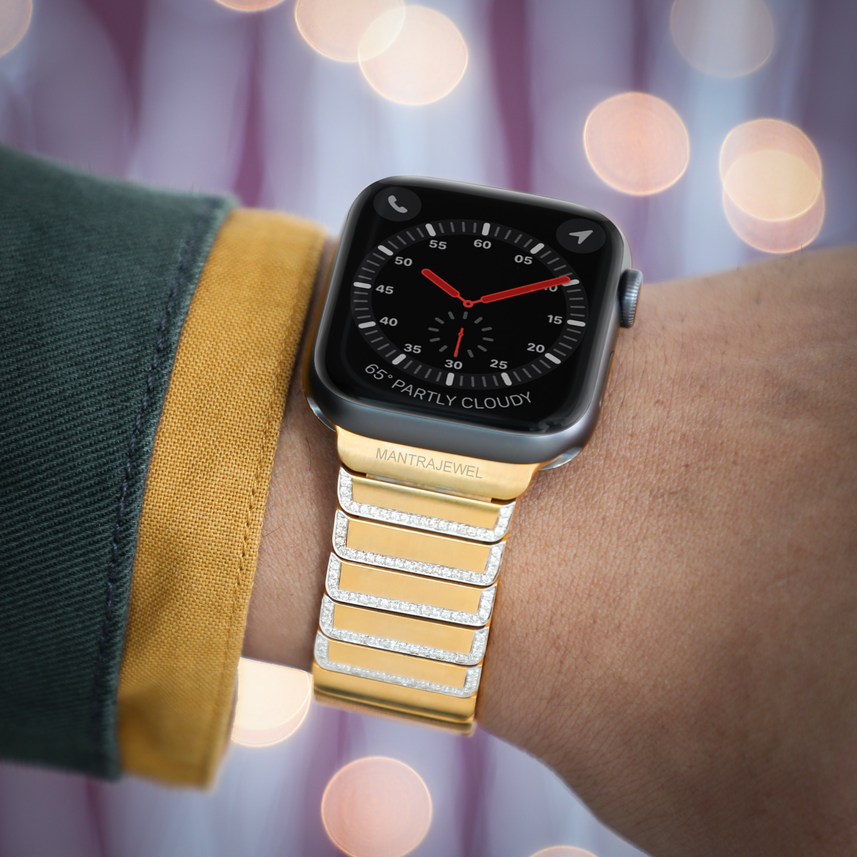Mens solid gold top watch strap for sale